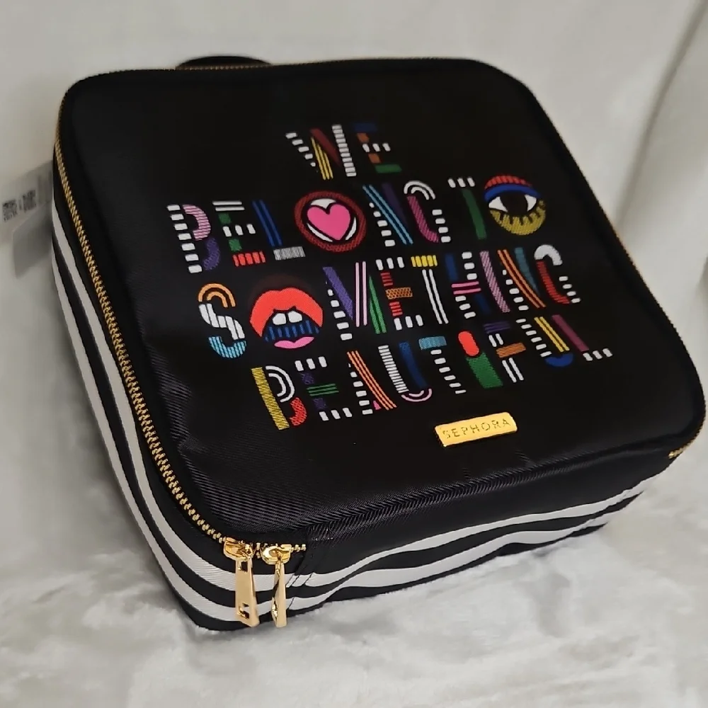 Sephora "We Belong to Something Beautiful" Large Makeup Organizer Travel Case - Picture 4 of 8